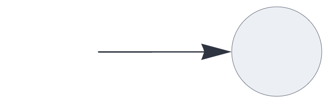 Schematic symbol of an output component.