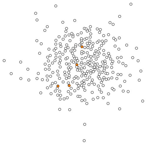 Random walk on a knowledge graph using the difference update rule.